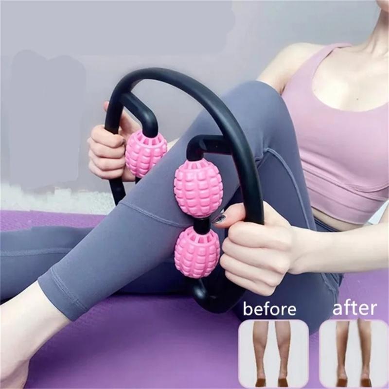 1 Piece Plastic Pressure Point Neck Massager Hand Roller Neck Massager for Neck Shoulders Arms Waist Trigger Points