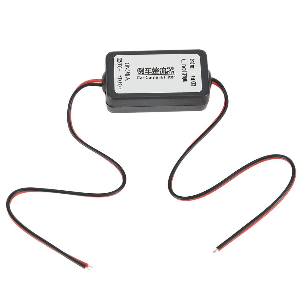 Upgrade Your For Car Rear View Camera with Clear Video 12V Power Filter