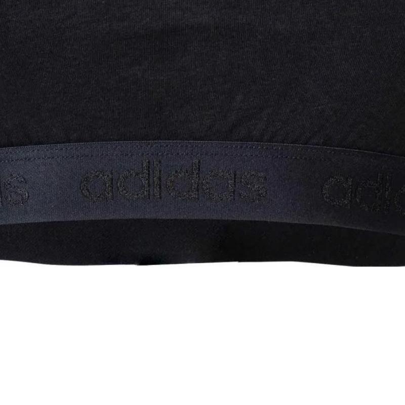 adidas Однотонный спортивный бюстгальтер Женское нижнее белье Черный 4A7H11-BLACK