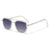 New polarized sunglasses with a high-end design, featuring a double-bridge frame, offering a stylish and unique look for both men and women, perfect