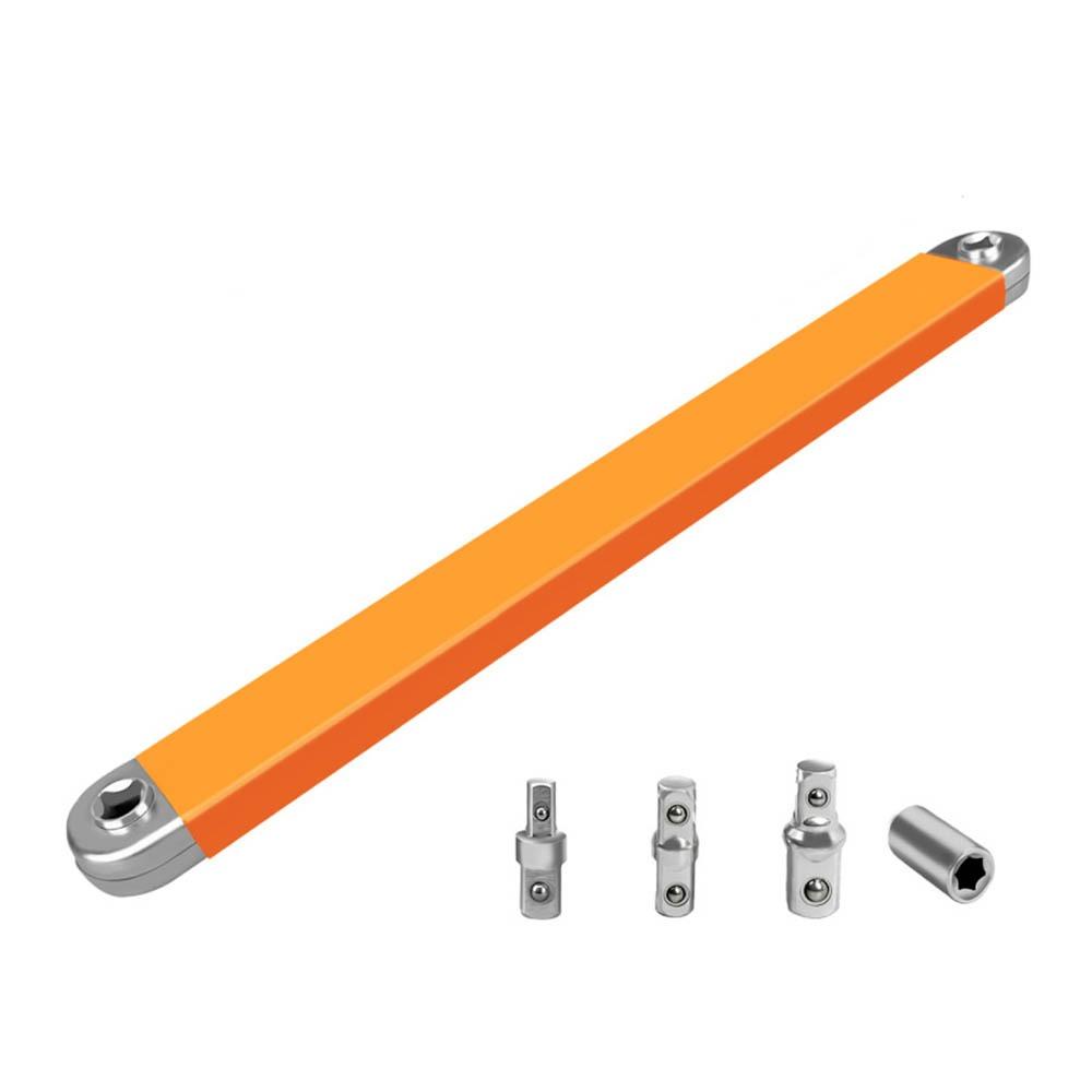 Steel Offset Extension wrench Double Head Ratchet Repair Tools New Wrench Socket  Hone