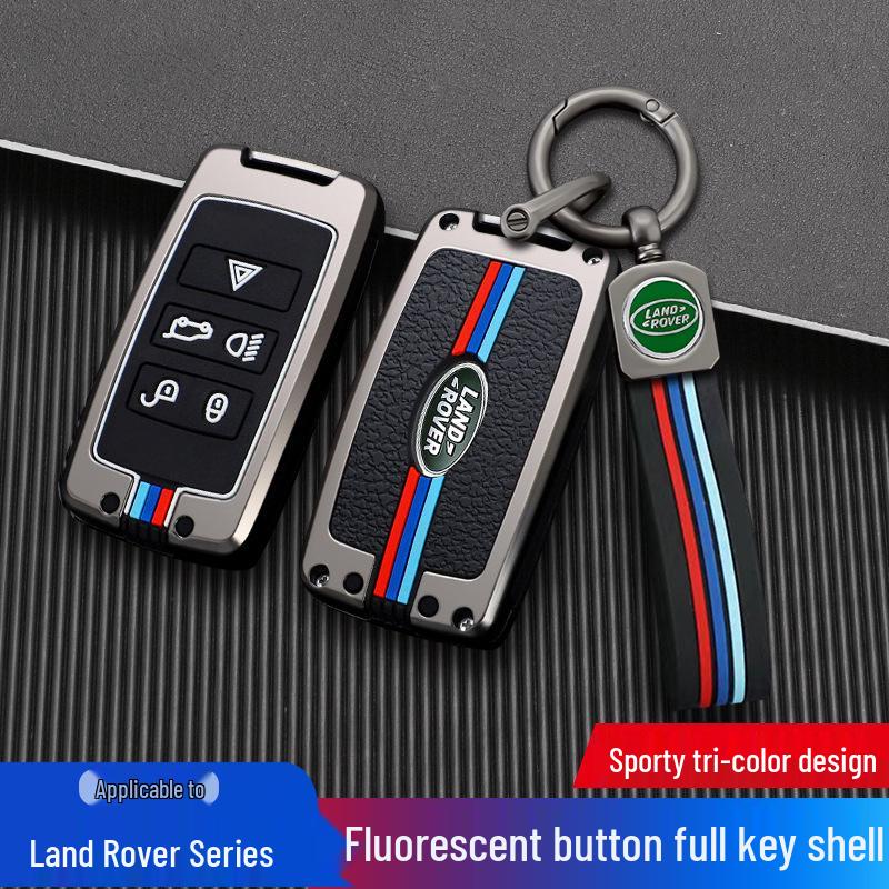 Совместимый чехол для ключа для Land Rover Range Rover, Discovery Sport, Velar, Defender, Freelander, Aurora