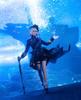 [NOKIJP] Косплей Genshin Impact Костюм для косплея Флины, Богиня Воды, Неукротимый Солист (Черная Флина, Л)