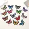 Embroidery Flower and Butterfly Embroidery Butterfly Butterfly Applique Iron Roses Applique  Jacket