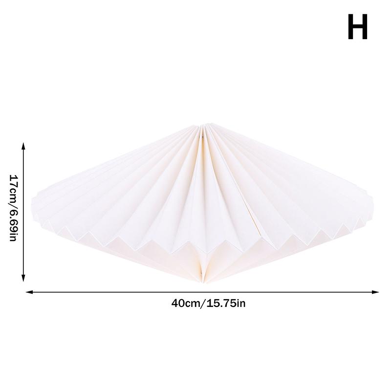 Creative Paper Lantern Shade Nordic Style Folding Pendant Light Art Shade Decorative Light Cover For Living Room Decor
