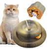 Кошки Аккордеон Когтеточка Магнитный Аккордеон Когтеточка для Кошек с Шариком-Колокольчиком Интерактивная Складная Забавная Когтеточка для Домашних Кошек Ментальная Физическая