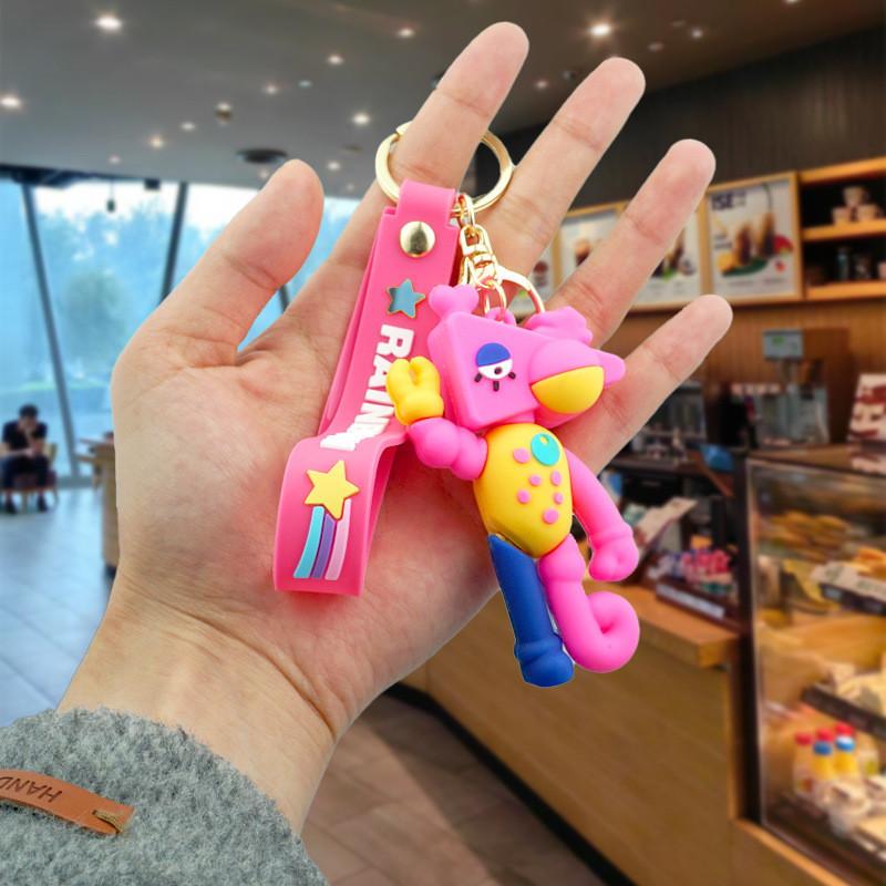Брелок «Волшебный цифровой цирк» Красочный мультяшный резиновый шарм для сумки Милые аксессуары