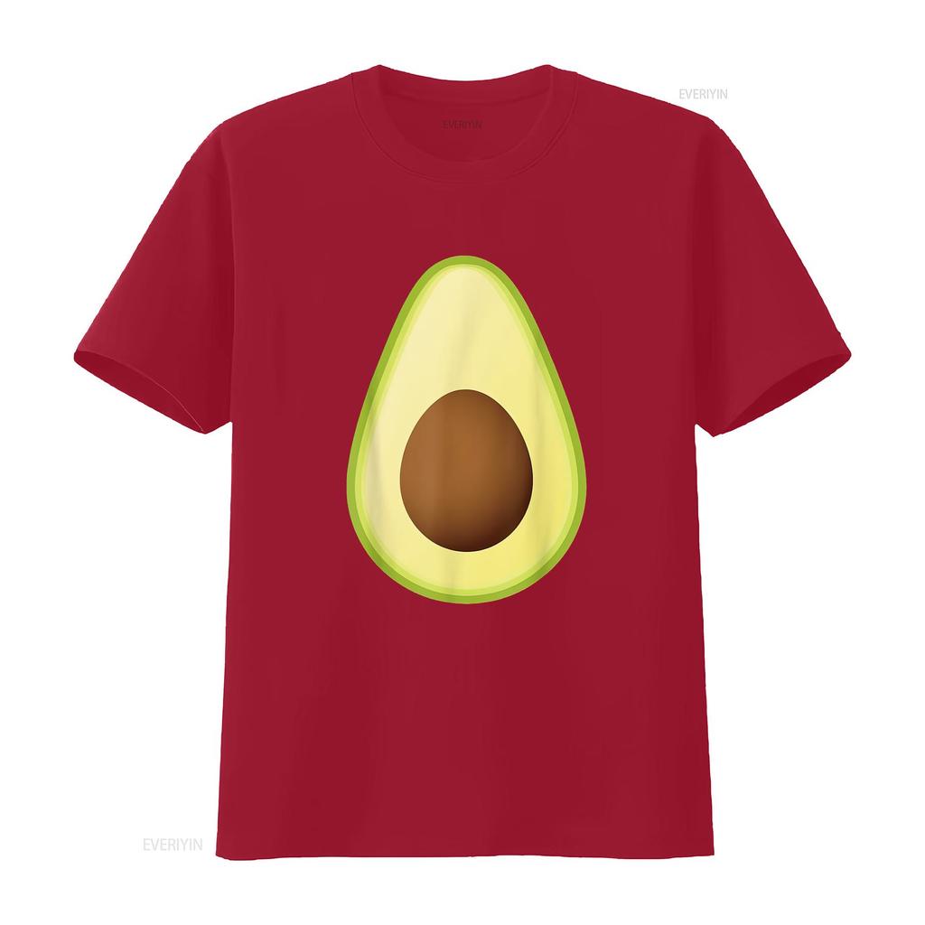 Womens Avocado Costume T Shirt Fruit Halloween Black 2XL vintage Washed Slightly Unisex Casual Breathable Stretched streetwear
