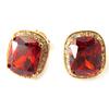 [M7071] - Red Gold Plated 'Sissi' Earrings