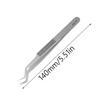 Пинцет из нержавеющей стали для позиционирования и установки чипов, твердость для пайки и ремонта микросхем, инструмент-плоскогубцы, твердость