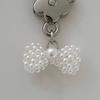 Модный жемчужный бант цветок брелок подвеска милые подвесные украшения брелок шарм для кошелька сумки рюкзака