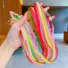Sweet Children Princess Women Girl DIY Ponytail Hair Ribbons African Braid Mix Colorful Hair Braids
