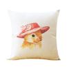 Premium Quality Rabbit Pillowcase Linen Sofa Throw Pillow Cover For Charming Home Decor