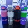 Stainless steel thermos cup high value outdoor double drink bouncing straw portable sports cup