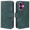 For iPhone 16 Leather Case Line Pattern Wallet Phone Cover with 9 Card Slots - Black