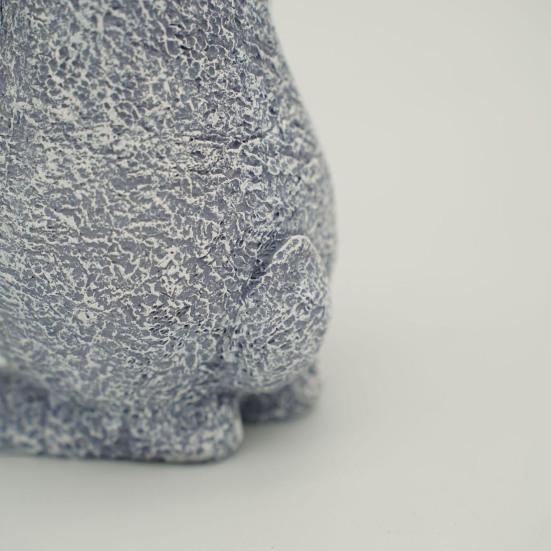 Садовая статуя кролика со светодиодной лампой IP44, водонепроницаемая, с автоматическим включением/выключением, лампа на солнечной энергии, полимерная скульптура кролика, украшение для газона