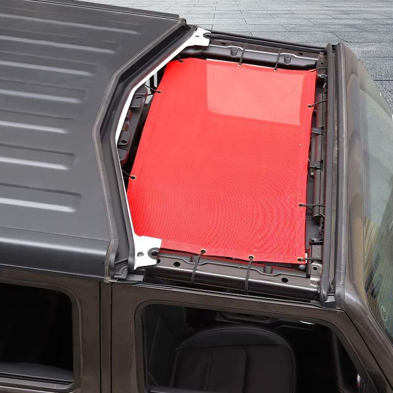 Солнцезащитная сетка для передней двери автомобиля, солнцезащитный козырек для Jeep Wrangler JL JT Gladiator 2018 года, внешние аксессуары, защита от ультрафиолета