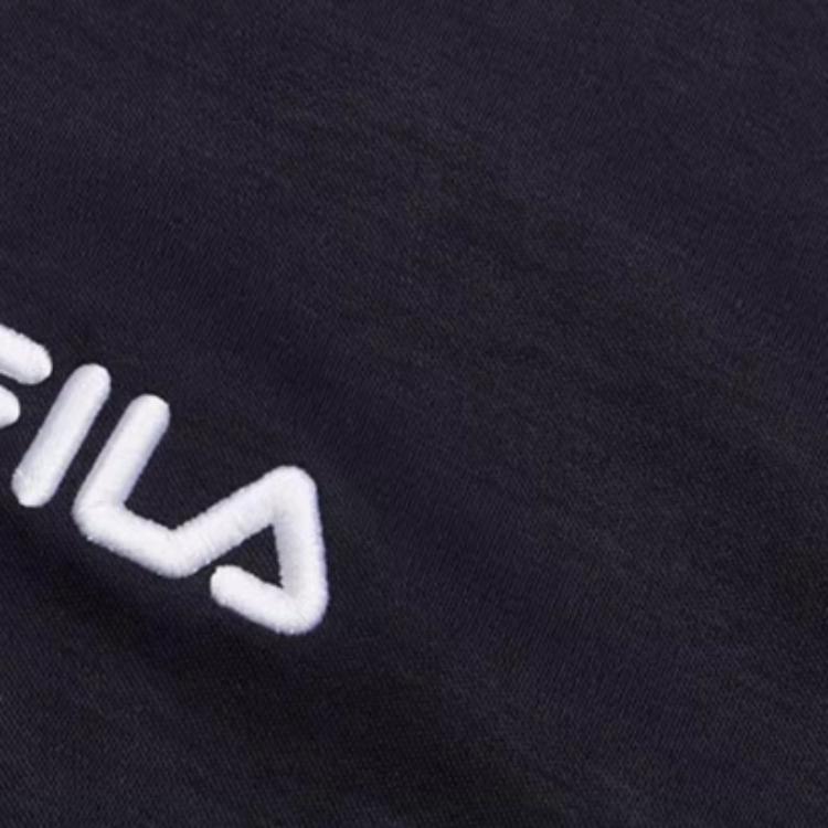 Fila Модное Повседневное Классическое Платье с Коротким Рукавом и Воротником Поло Женские Платья Легендарно-Синее F51W429302ANV