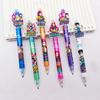 Hot K-Pop Demon Hunter Girl Group Push Button Gel Pen Cartoon Creative Acrylic Inlay Student Signature Pen Student Gift
