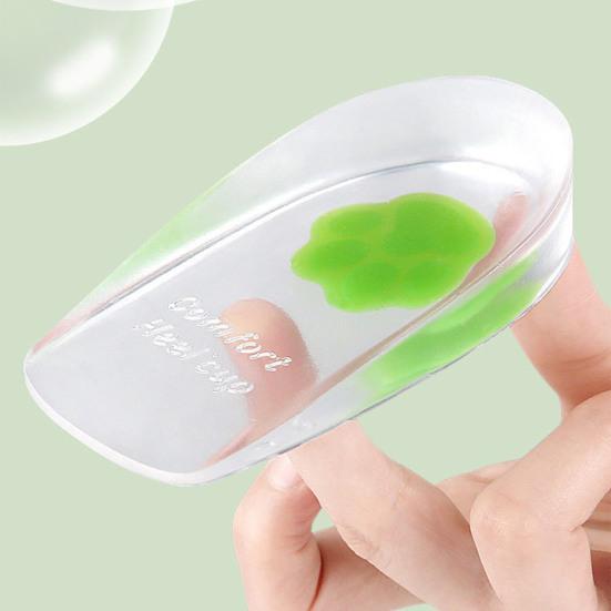 1 пара гелевых подпяточников, очень мягкие, износостойкие, амортизирующие, удобные клиновидные вставки для обуви, гелевые чашечки для пяток