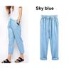 Plus Fat Plus Size Women's Pants Spring and Summer Nine-point Pants Thin Loose Pants Casual Pants