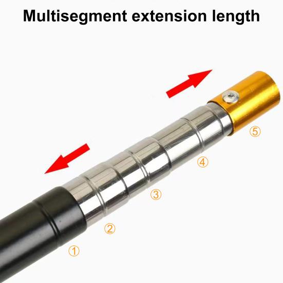 Комплект для подъема лестницы. 64-дюймовая телескопическая система подъема лестницы на чердак. Комплект крюков для подъема лестницы из нержавеющей стали для тросов.