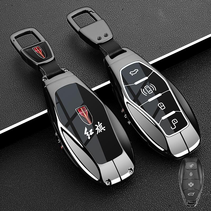 Для Hongqi HS3 H6 HS7 EH7 HS7 H9 HQ9 2025 Специальная металлическая коробка для автомобильного ключа Чехол-защита для пульта дистанционного управления Брелок