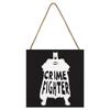 Crime Fighter Wooden Block