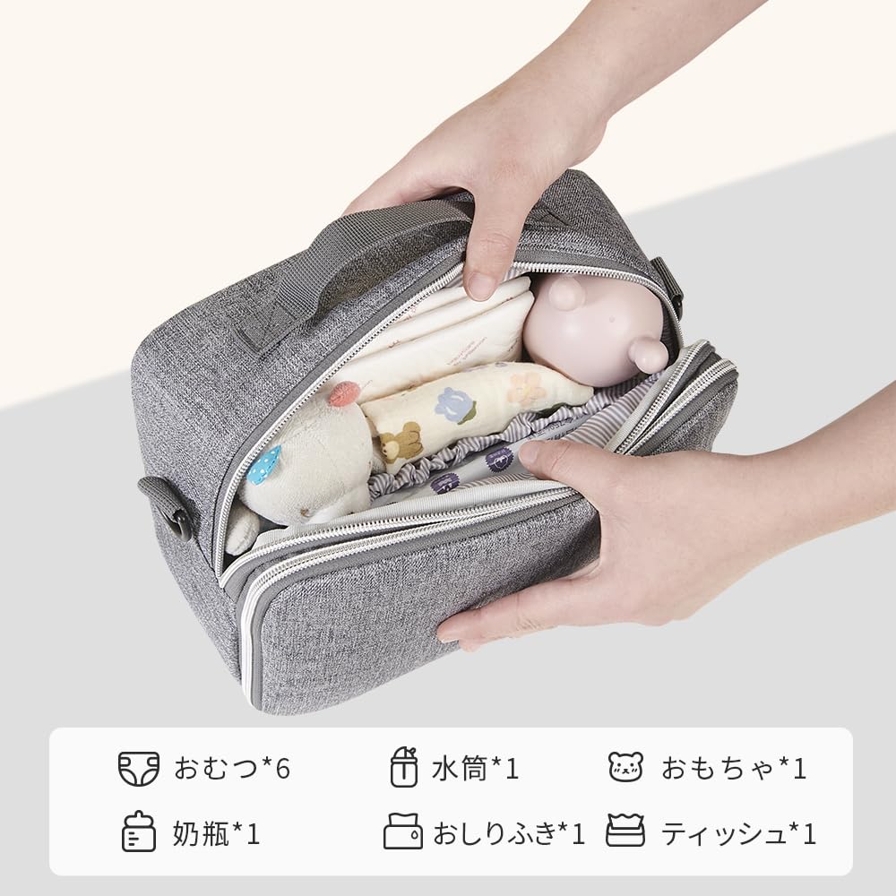 Подгузники Sunveno Детские принадлежности Подгузник на плечо Большой подгузник Аксессуар Дорожный подарок для ребенка Мешочек для пеленания, Хранение, Мешок, Емкость, Хранение, Держатель,