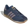 Adidas Originals Country Classic Comfortable Shock Absorbing Durable Low Top Running Shoes Unisex Sneakers Blue Purple IE8612