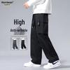 Homlean Men's Loose Straight Leg Casual Cargo Pants