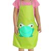 Five Colors Kids Cute Cartoon Frog Printed Cooking Cartoon Apron Waterproof Frog Design Children