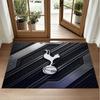 Ковер с дизайном Tottenham Hotspur из хрустального бархата Мягкий декоративный коврик для спальни и прихожей