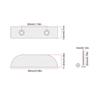 4PCS White Bass Guitar Thumb Rest Plastic Bass Finger Rest Anti Slip Bass Thumb Rest  Guitar