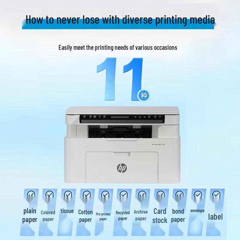 HP 115a A4 Черно-белый многофункциональный лазерный принтер вилка CN (адаптер в комплекте)