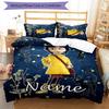 3pcs Coraline3 Cover Set - Personalized Name, HD Printed Bedding with 1 Cover and 2 Pillowcases - Perfect for Home Decor, Easy Care
