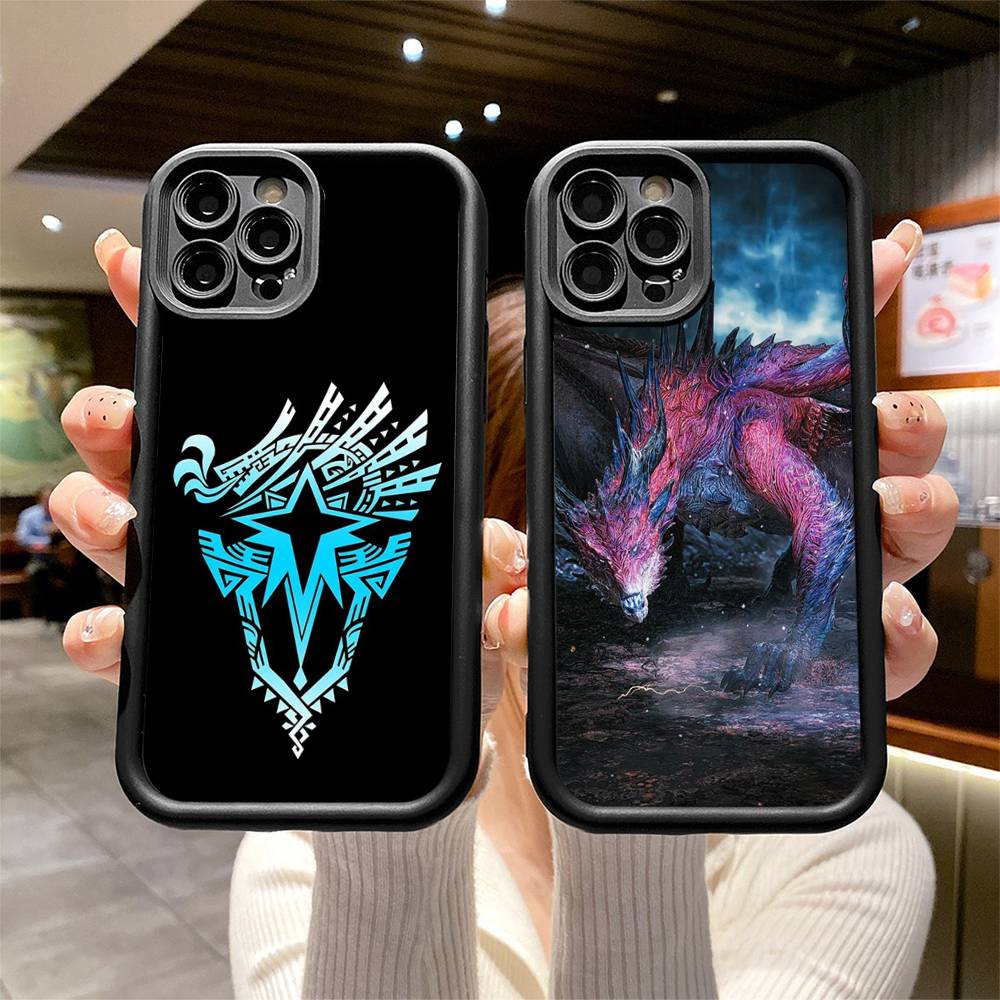 Игровой M-Monster H-Hunter Ударопрочный Мягкий Чехол Для Телефона Для IPhone 17 Air 17 16 15 14 13 12 11 Plus Pro Max