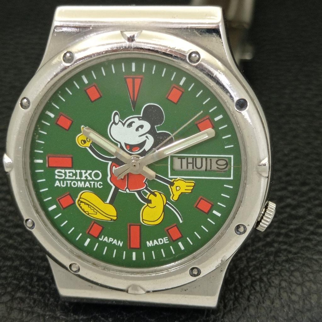 ОРИГИНАЛЬНЫЕ ВИНТАЖНЫЕ МУЖСКИЕ АВТОМАТИЧЕСКИЕ ЧАСЫ SEIKO 7009A ЯПОНИЯ С ЗЕЛЕНЫМ ЦИФЕРБЛАТОМ a701682-5 R206c-a701682