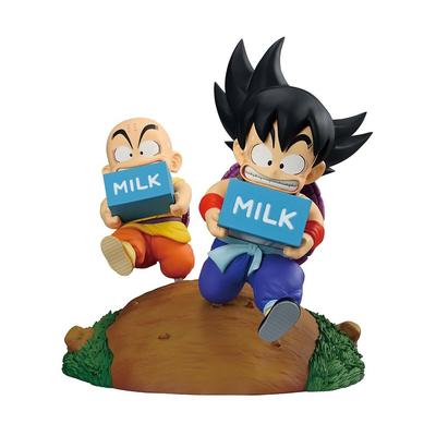 Bandai Ichiban Kuji Dragon Ball Фантастическое Приключение 2 Приз А Фигурка Гоку и Криллина Доставка Молока