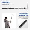 NEEWER Upgraded Microphone Boom Telescopic Carbon Fiber Microphone Boom Arm with 5 and Screw Cable Shoulder and Storage Bag Pole, 9.8ft/300cm
