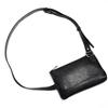 IL BISONTE Shoulder Bag Belt Bag Body Bag Vintage Leather Duccio Black BBB064PO0001BK298N Men's [Item]