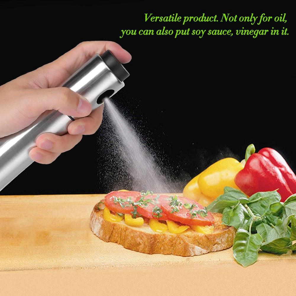 BBQ Baking Olive Oil Spray Bottle 304 Stainless Steel Oil Spray Bottle Vinegar Spray Bottles BQ Sprayer Seasoning Bottle