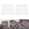 2 Sheets Halloween Letters for Felts Letter Board Message Board Letterboard Plastic Letters for Festival Decorations