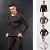 Mens Compression Armour Base Layer Top Long Sleeve Thermal Gym Sports Shirt