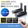 Sanwa Supply Wireless HDMI Extender VGA-EXWHD9