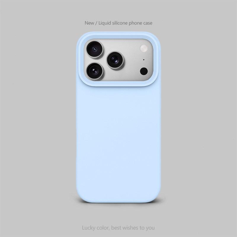 Роскошный Чехол из Жидкого Силикона MagSafe Для iPhone 17 Air 16 15 14 13 Pro Max Однотонный Защитный Мягкий Задний Чехол