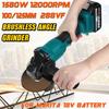 288VF 100mm/125mm Brushless Angle Grinder Cordless Angle Grinder Polishing Wood Metal Stone Cutter Cut-Off Machine