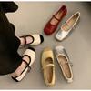 Fashion New Designer Silvery Women Ballet Flats Fashion Ladies Casual Soft Sole Flats Spring Women's Comfort Shallow Ballerina Shoes