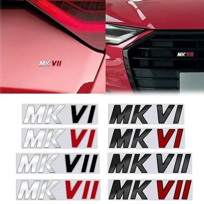 Металлический значок решетки радиатора MKVII MKVI Наклейка на задний багажник для Volkswagen Golf 4 5 6 7 Polo MK5 MK6 MK7 MK7.5 MK8 Touran Jetta
