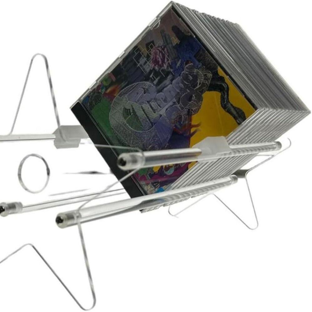 Easy to Use Standing Display Shelf Detachable Acrylic Display Stand Record Storage Rack  Desktop